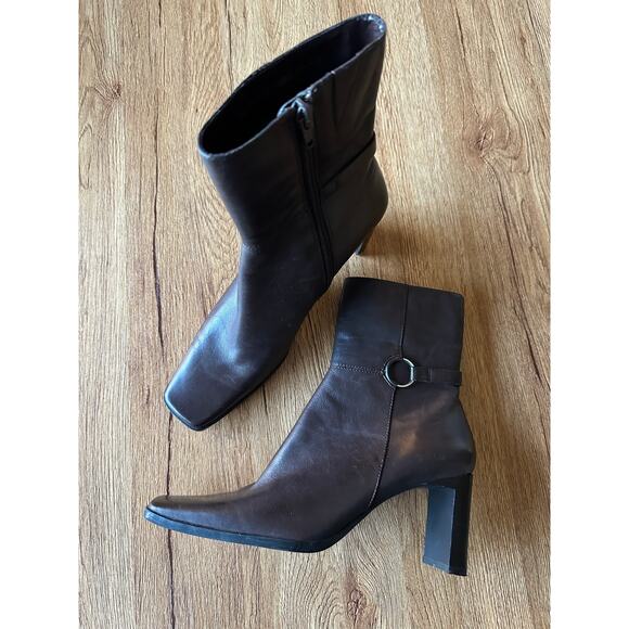 Ankle Booties Bandolino Square Toe Boots Bandolino Vintage Style